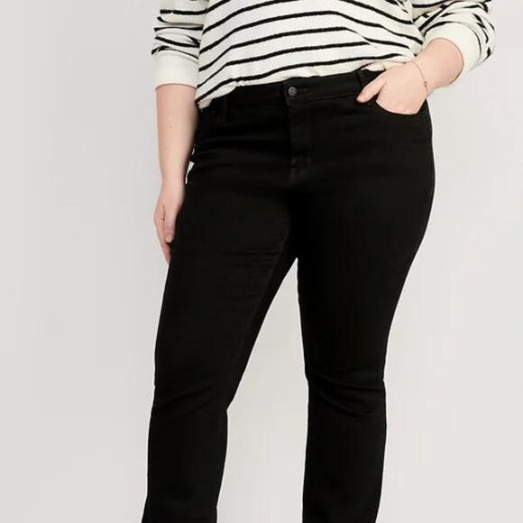 NWT Old Navy Mid-Rise Kicker Boot-Cut Jeans for Women - Picture 9 of 12